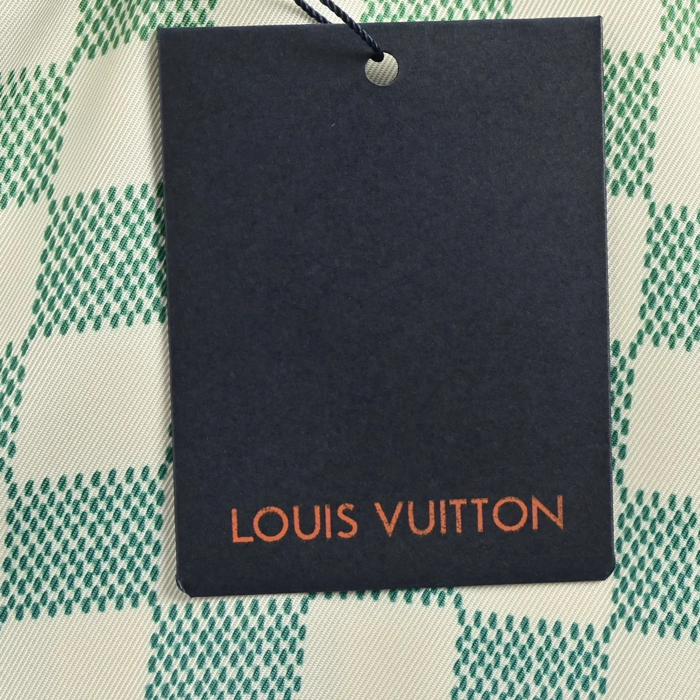 Louis Vuitton/Louis Vuitton gradient checkerboard lapel short-sleeved shirt